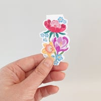 Image 4 of Three Spring Flowers Magnetic Bookmark