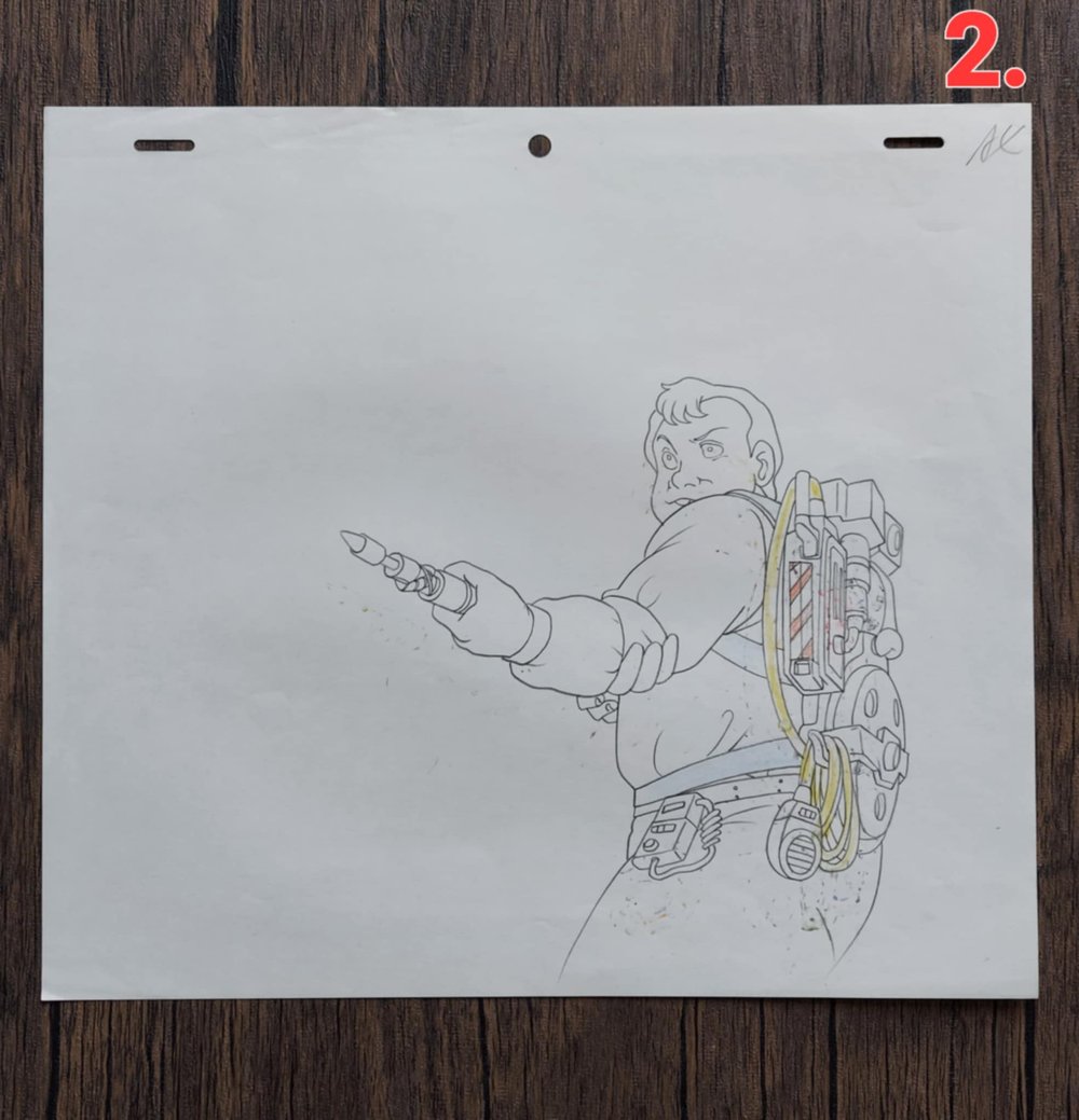 The Real Ghostbusters - ORIGINAL ANIMATION PRODUCTION DRAWINGS