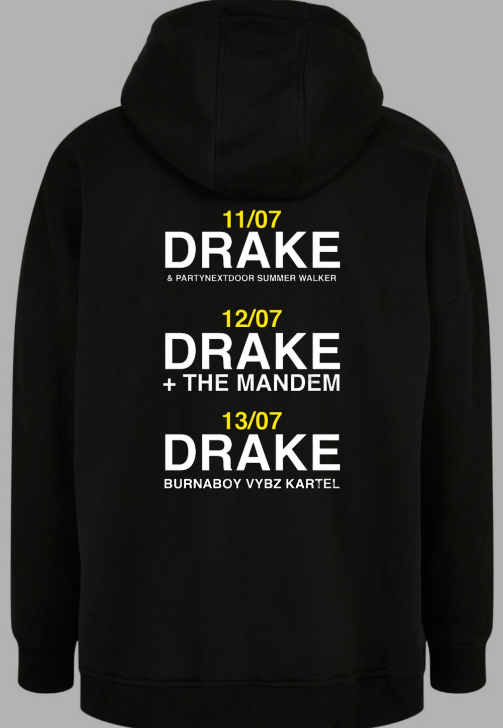 Image of DRAKE x MANDEM OVERSIZE HOODIE