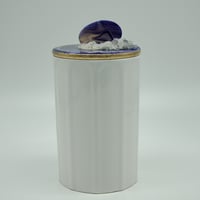 Image 1 of AMETHYST AGATE GEODE CANISTER 