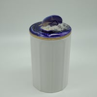 Image 2 of AMETHYST AGATE GEODE CANISTER 