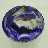 Image 3 of AMETHYST AGATE GEODE CANISTER 