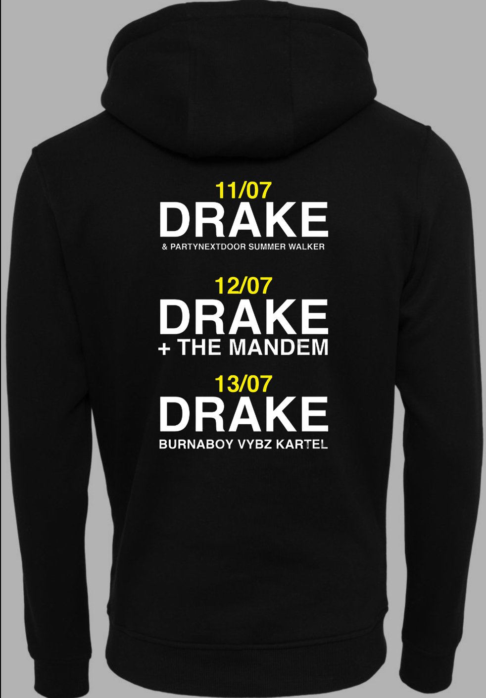 Image of DRAKE x MANDEM HOODIE