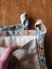 Image 4 of Linen Pocketed Potholder Set
