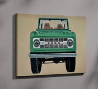 Image 2 of Ford Bronco (1972) Original Canvas Painting