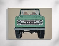 Image 1 of Ford Bronco (1972) Original Canvas Painting
