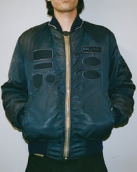 Image 3 of NL4E Patch Bomber Jacket Navy - M