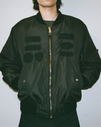 Image 3 of NL4E Patch Reversible Bomber Jacket - L