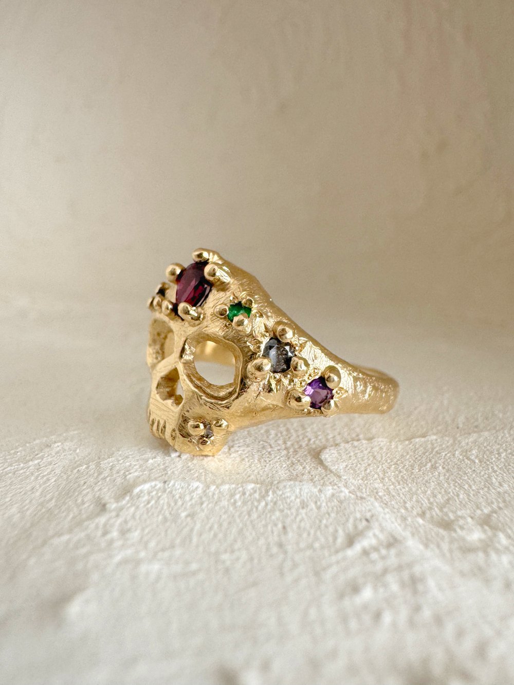 Image of *MTO* Bejewelled Skull Ring