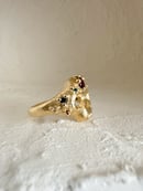 Image 4 of *MTO* Bejewelled Skull Ring