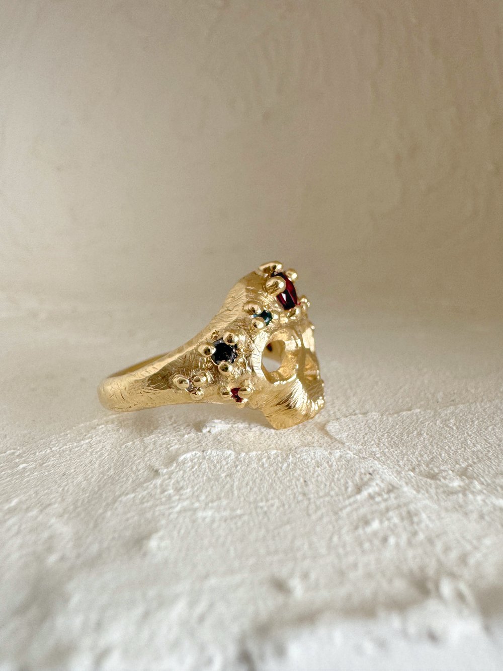 Image of *MTO* Bejewelled Skull Ring