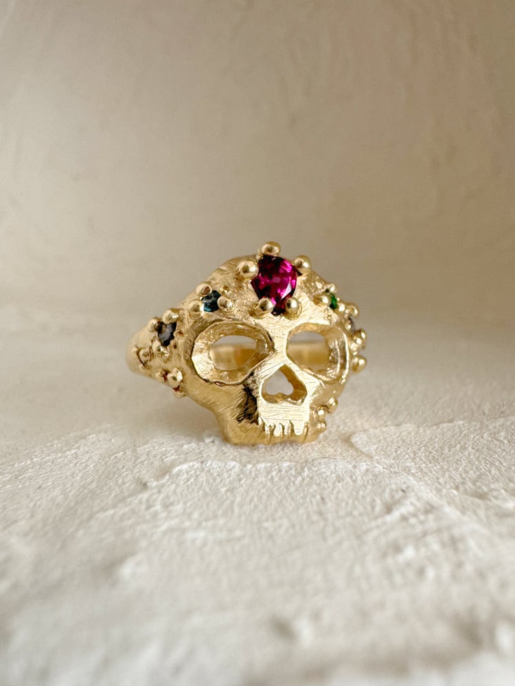 Image of *MTO* Bejewelled Skull Ring