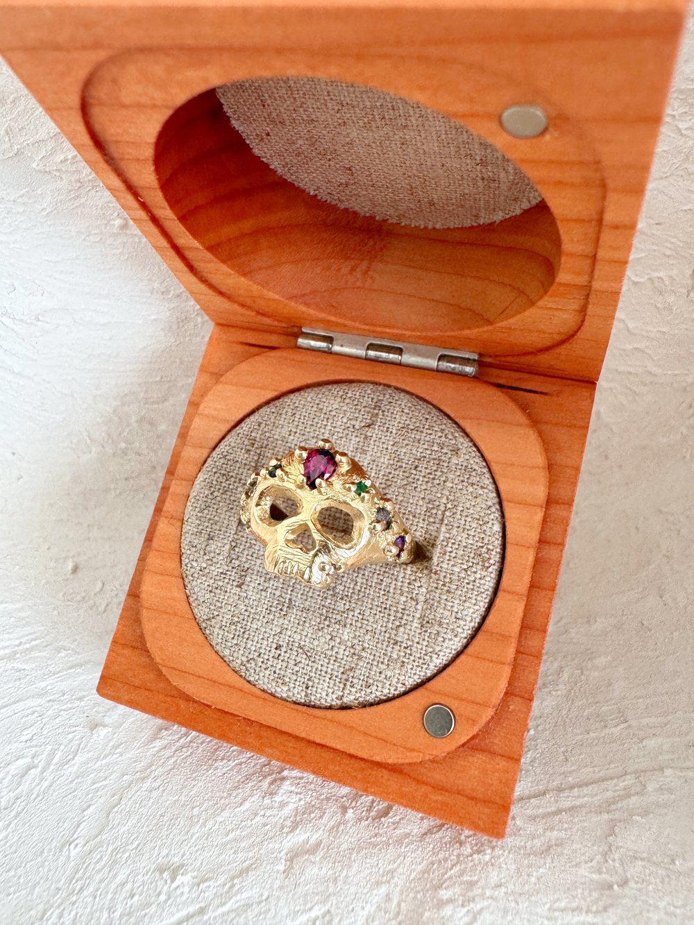 Image of *MTO* Bejewelled Skull Ring