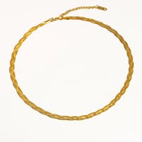 Image 1 of Vedette Braided Snake Chain Necklace