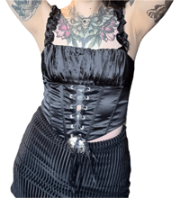 Image 2 of Elsa Satin Corset