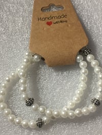 Image 5 of White Pearls bracelets