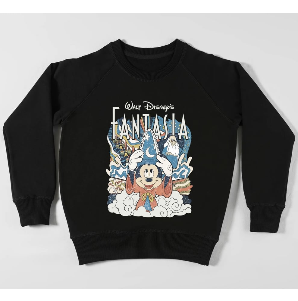 Image of Retro Fantasia Sorcerer Mickey Shirt