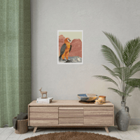 Image 2 of Bearded Vulture Poster Print 18"x24"
