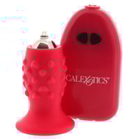 Image 3 of Classic Pleasure Kiss Bullet Vibe in Red