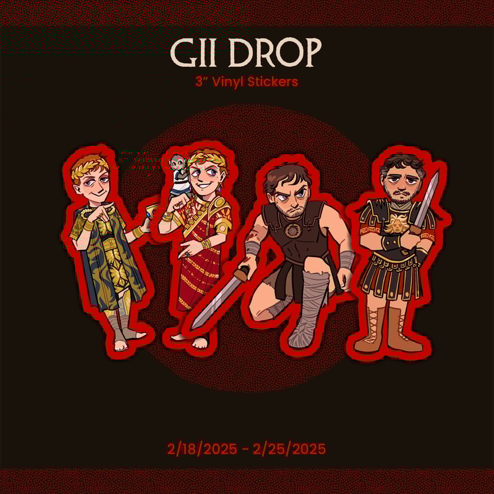 Image of Silly Romans II - Vinyl Stickers