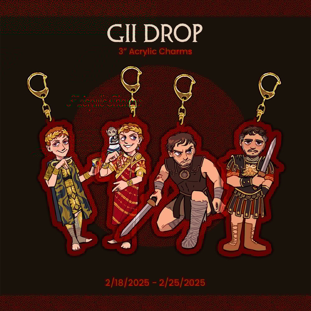 Image of Silly Romans II - Acrylic Charms