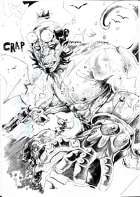 Image 2 of Original Art HellBoy // Angela Wu