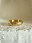 Image 3 of *MTO* 5mm Wide Rough Carved Band