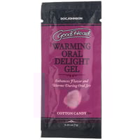 Image 1 of GoodHead Warming Oral Delight Gel .24oz in Cotton Candy