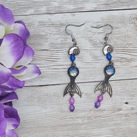 Image 2 of Mermaid and Shell Earrings
