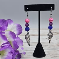 Image 1 of Bird Skull Earrings