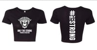 Women’s Black Jaguar Crop Top