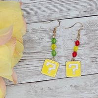 Image 2 of Question Mark Box Earrings 