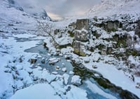 Winter serenity at Glencoe exclusive print