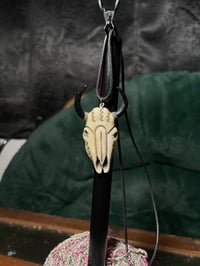 Steer/Cow Skull Bone Necklace 