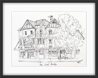 Image 4 of House Portrait- Line Drawing Black and White 