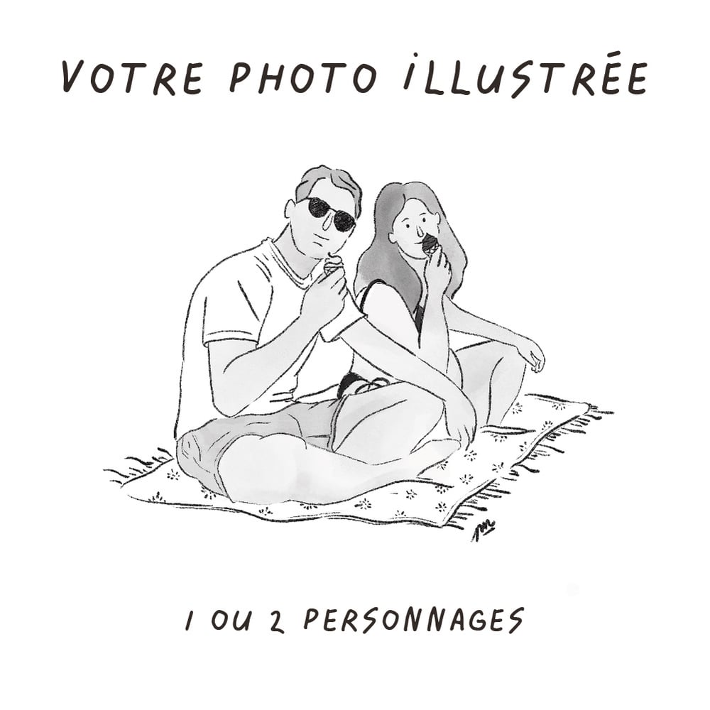 Image of Votre Photo Illustrée - 1 ou 2 personnages
