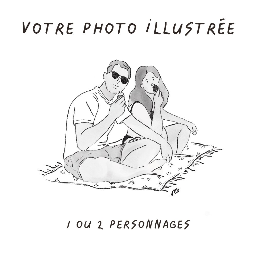 Image of Votre Photo Illustrée - 1 ou 2 personnages