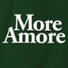 Image of - More Amore Hoodie -Bottle Green - Limited to 25 Pieces !