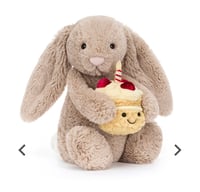Bashful Beige Bunny Birthday 1 per person 