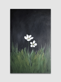 Image 1 of Little White Flowers Original Painting