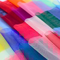Image 1 of Sheer Sari Tulle Offcuts Mixed Colours 