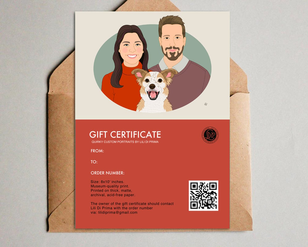 Image of Printable Gift Certificates. 