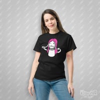 Image 3 of BAR-BARA - BLACK - T-SHIRT