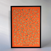 Image 3 of In Pizza We Crust – screen print colour
