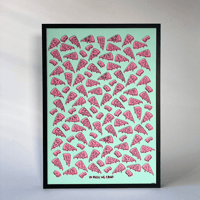 Image 4 of In Pizza We Crust – screen print colour