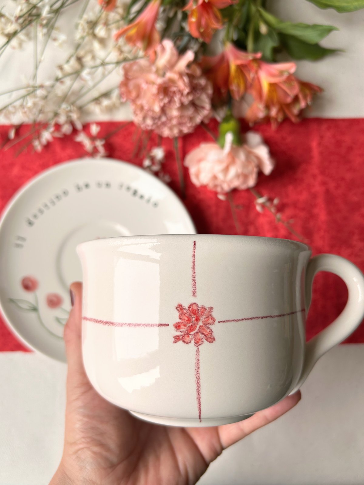 TAZZA CAFFELATTE + PIATTO - IL DESTINO HA UN REGALO PER TE