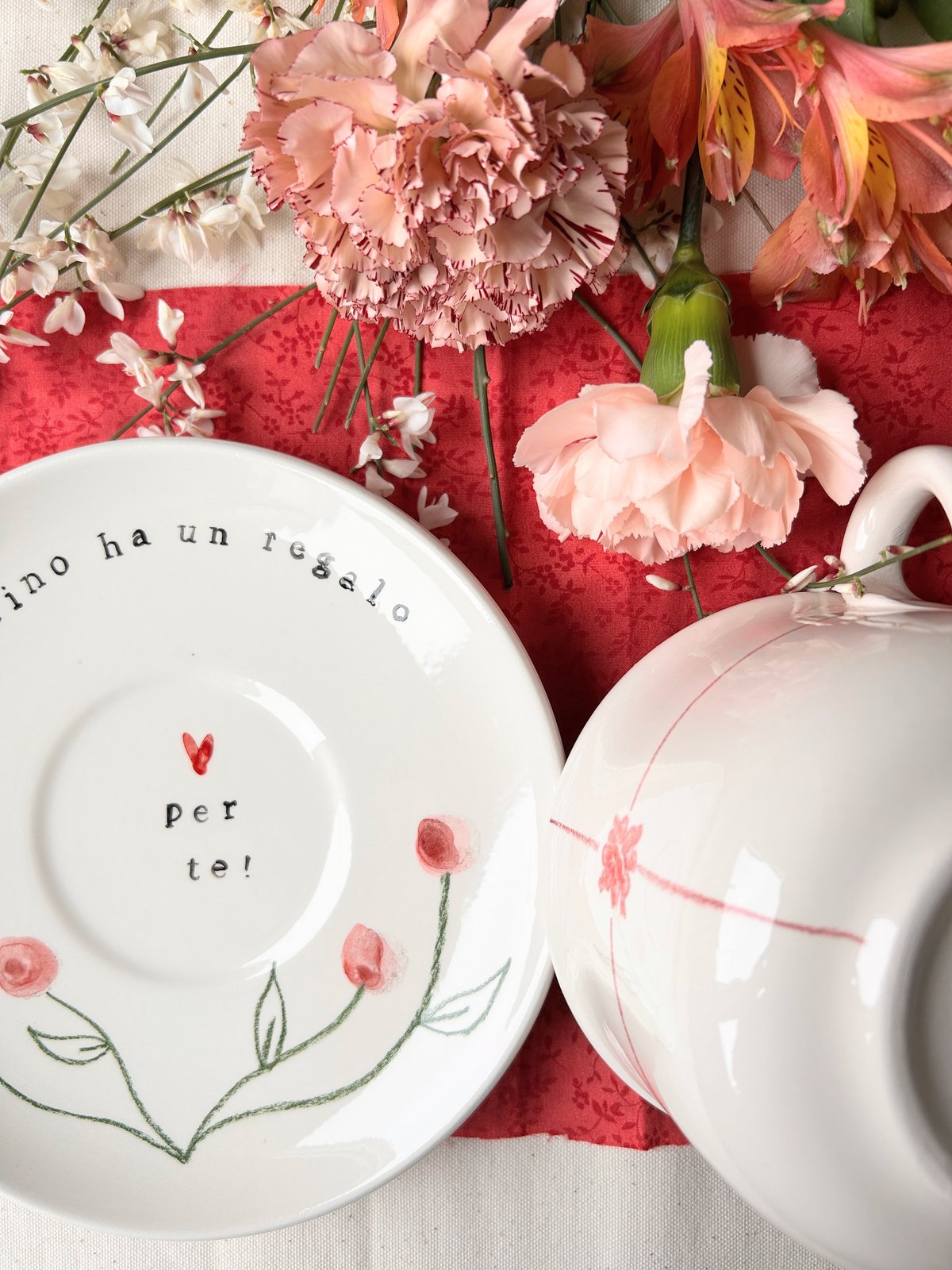TAZZA CAFFELATTE + PIATTO - IL DESTINO HA UN REGALO PER TE
