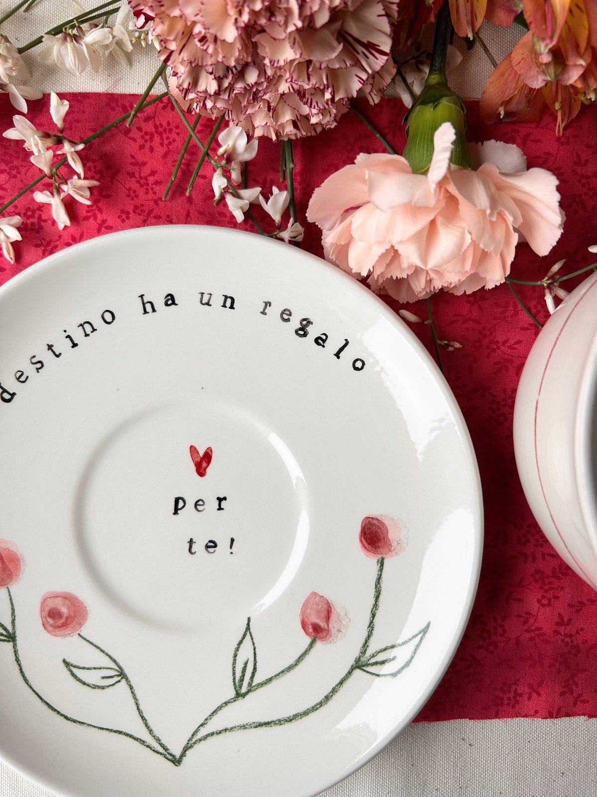TAZZA CAFFELATTE + PIATTO - IL DESTINO HA UN REGALO PER TE