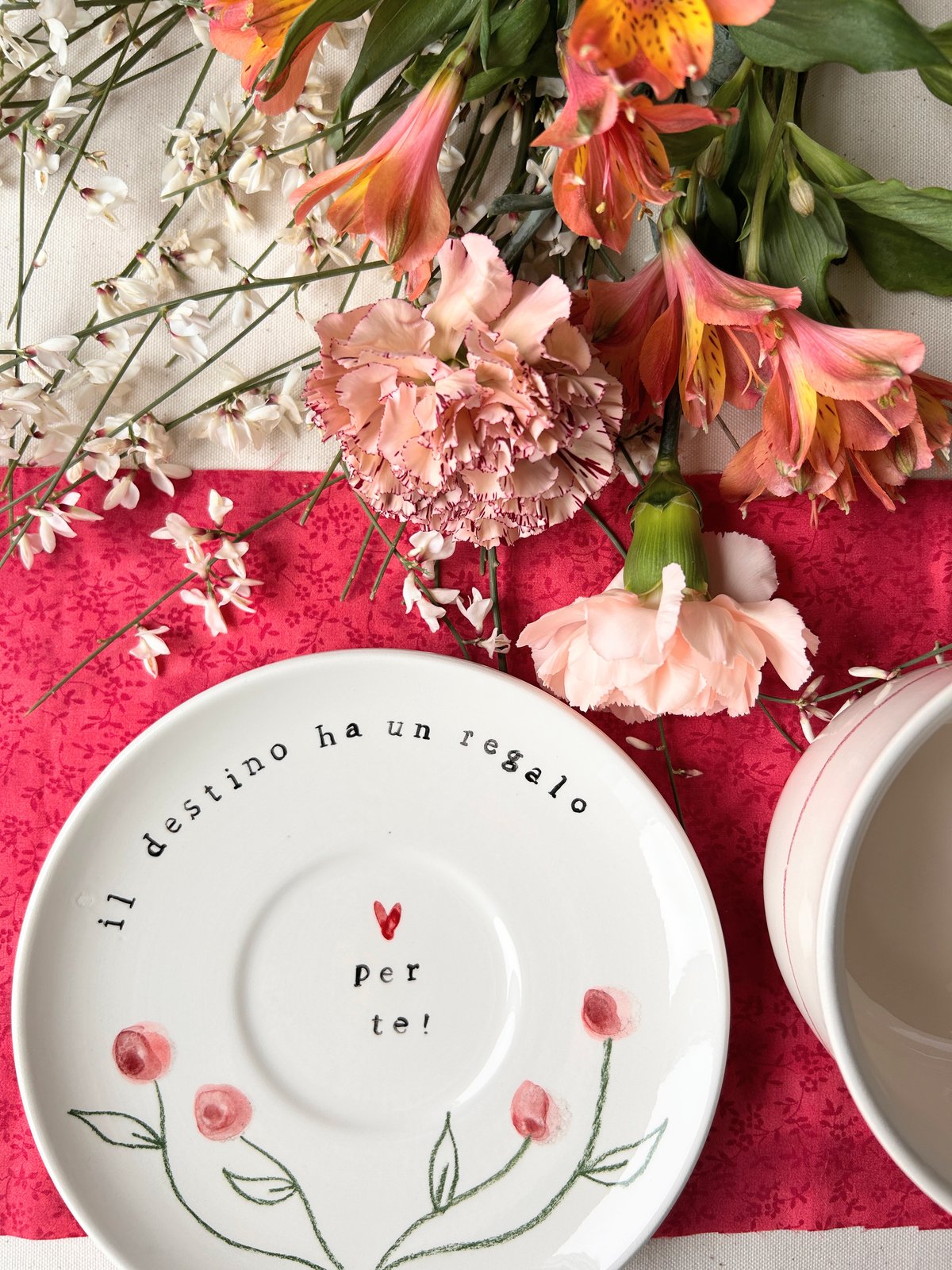 TAZZA CAFFELATTE + PIATTO - IL DESTINO HA UN REGALO PER TE