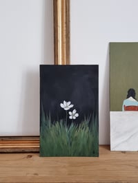Image 2 of Little White Flowers Original Painting